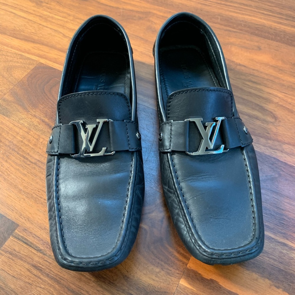 Louis Vuitton Monte Carlo Mocassin in Noir